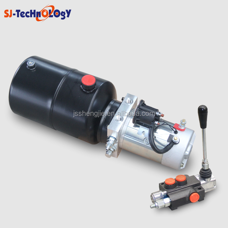 DC12V цилиндр двойного действия 2.5cc насос 7-литровый стационарный стальной резервуар мини гадравлический энергосберегатель системный блок