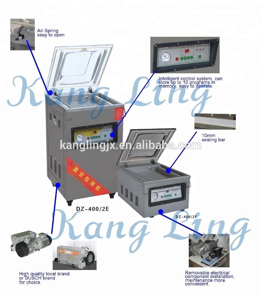DZ260 Stainless Steel 304 Table Top Food Vacuum Sealer