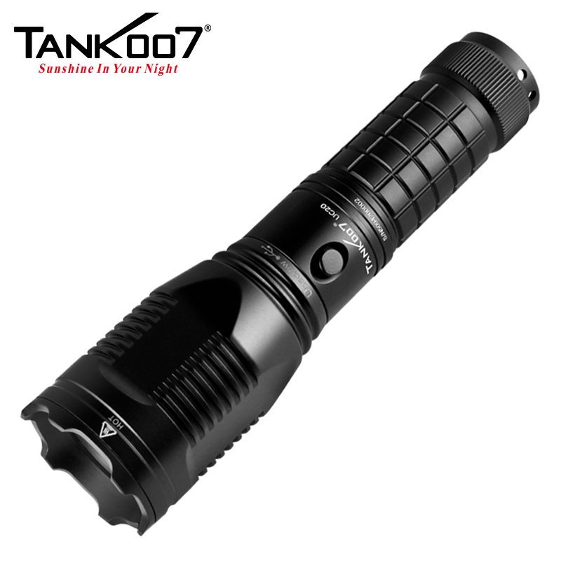 Tank007 UC20 Высокая мощность USB Перезаряжаемый Фонарик Макс 1000 люмен