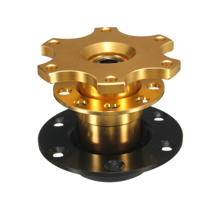 custom 6061 anodized aluminum car steering wheel quick release hub