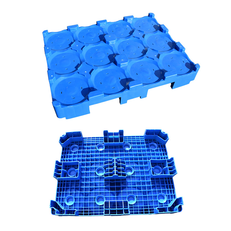 Сверхмощный HDPE большой емкости четырехсторонний Вход 5 галлонов/19 л Штабелируемый хранилище 12/16 бутылок пластиковый поддон для бутылки с водой
