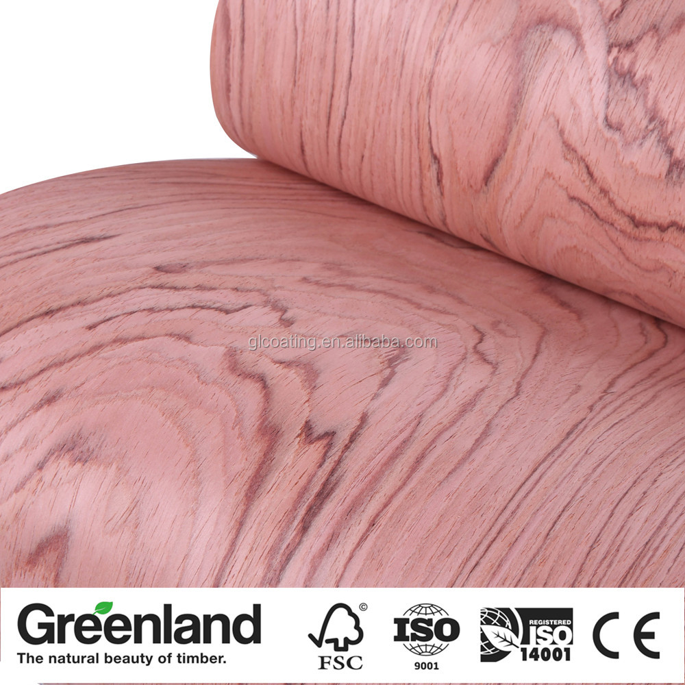 Отличное качество Восстановленный engineered bubinga древесины ломтик шпона для двери DIY скейтборд