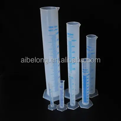 Best quality excellent performance clear plastic measuring cylinder 100ml