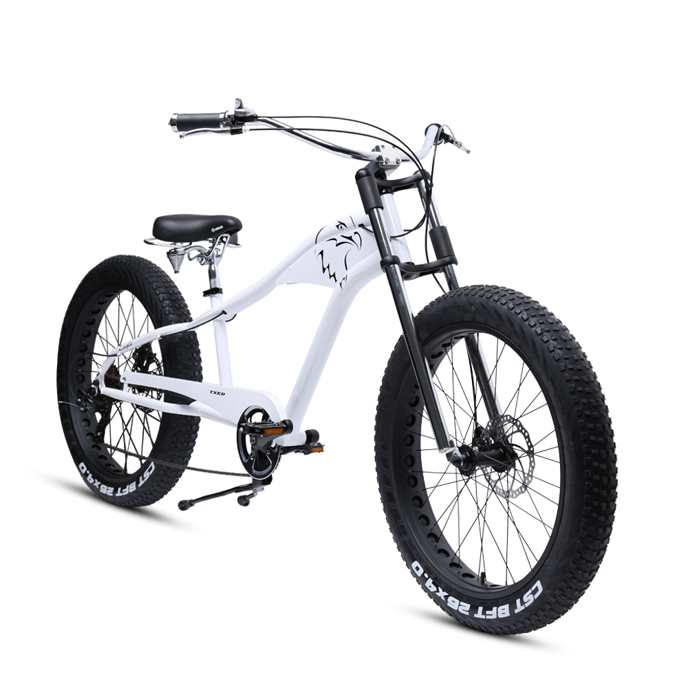 Прочный стальной пляжный велосипед Txed fat bike