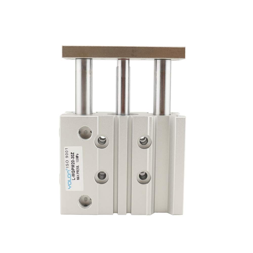 MGPM20X20 MGPM20X25 MGPM20X50 MGPM20X75 MGPM20X100 MGPM12X125 Tri-шток цилиндра MGPL TCM TCL