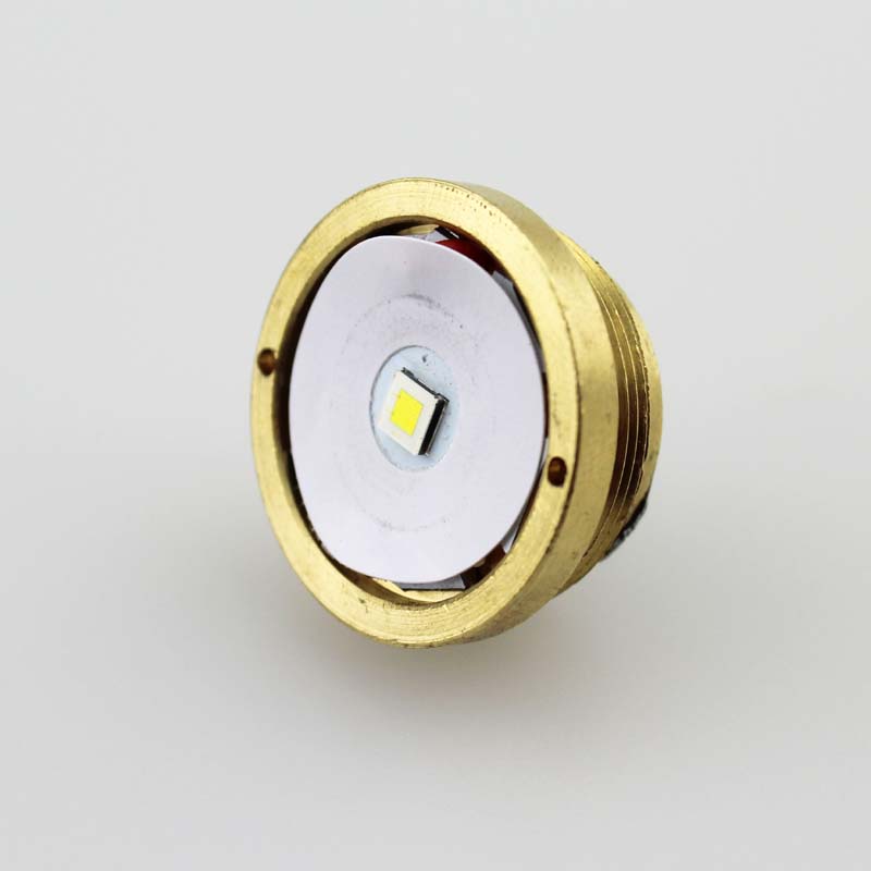 1xCREE XP-L HI V2 1600lm 7135x8 Driver Brass Base LED Drop-in for C8 Flashlight