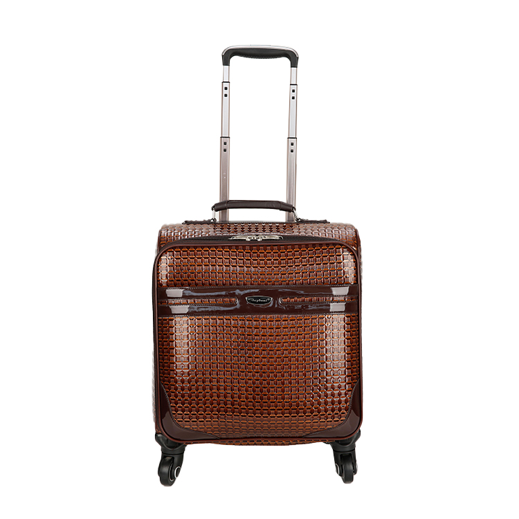 4 Wheel Lightweight Airport Trolley Bag PU Leather Luggage Travel Bags,Airport Luggage Trolley