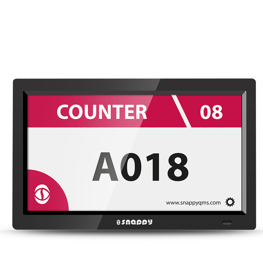 Snappy 14 дюймов счетчик дисплей LCD цифровой номер экран очереди билетная система для банка больница клиника
