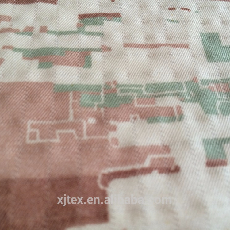 nylon cotton interweave camouflage fabric for Saudi Arabia