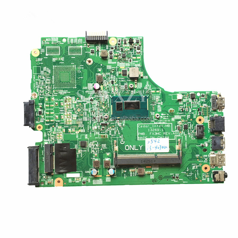 Материнская плата для ноутбука Dell 3542 CN-00XDMH DDR3 CPU I3-4030U 100% протестирована
