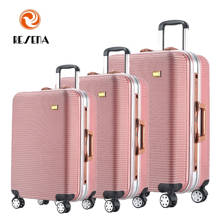 Multi color Resena ABS Luggage set PC Luggage Suitcase Trolley Luggage