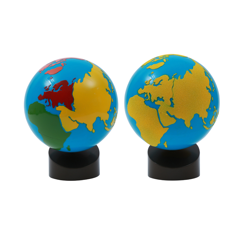 Ранние Монтессори Деревянные развивающие материалы geographic toys Globe World Parts