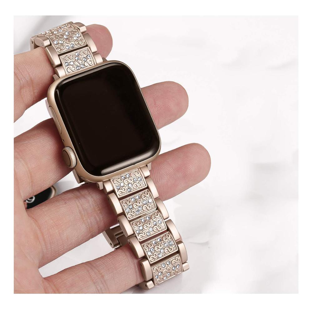 Ремешок для часов из нержавеющей стали для iwatch Series 4 3 2 1, 38 мм/42 мм, 2019