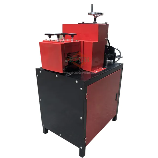 Hot selling in the copper wire recycling markets big cable stripping machine remove the plastic skin  from wasted copper wire