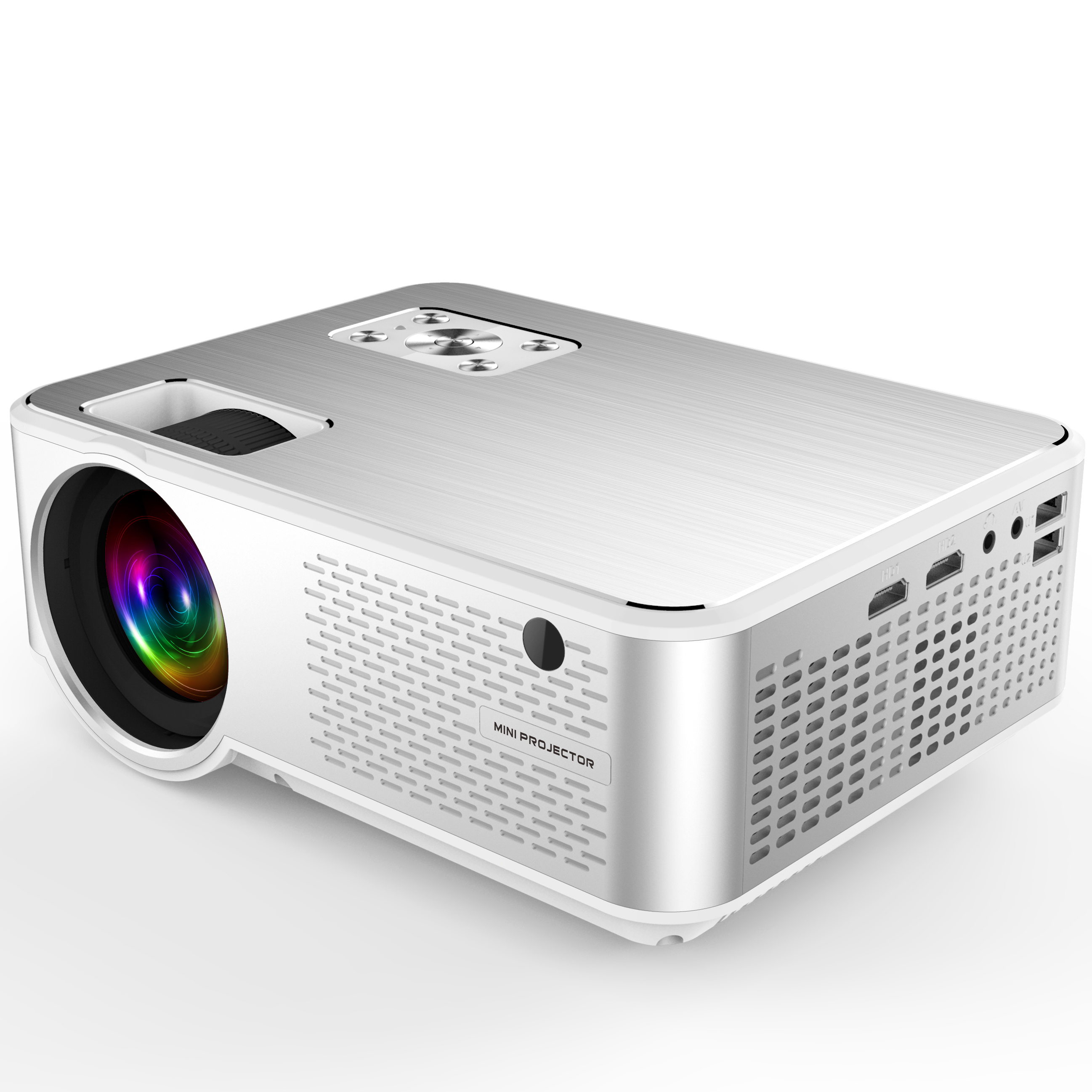 Карманный проектор Cheerlux Native 720p Поддержка 1080p 1280*800 Домашний кинотеатр 2800 люмен HD мини проектор LED Proyector