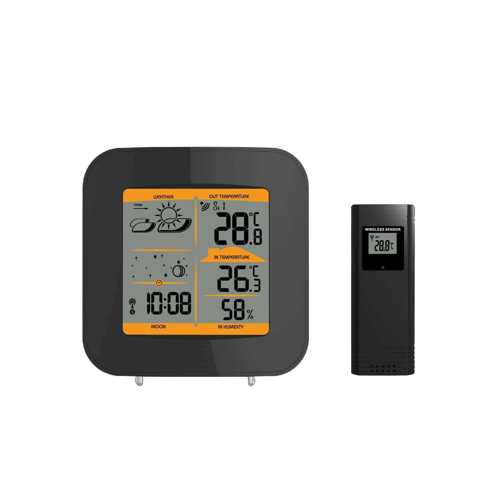 Professional Home Radio Controlled Weather Station Clock