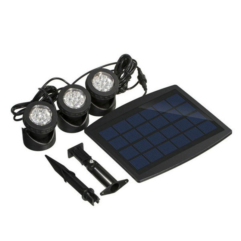 Новые 2018 Led Открытый Подводные Rgb ip68 плавание потока бассейн панели сад Солнечный свет