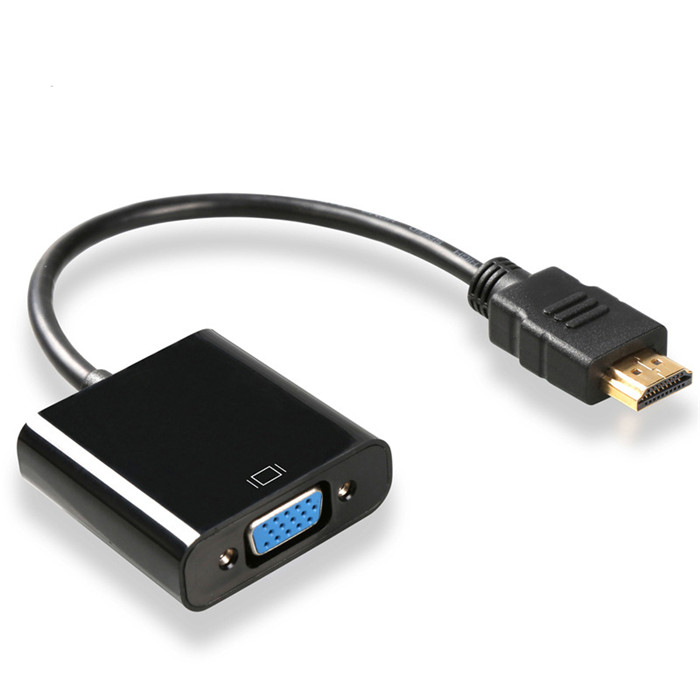 Кабель адаптера преобразователя 1080P vga hdmi штекер-гнездо hdmi в vga