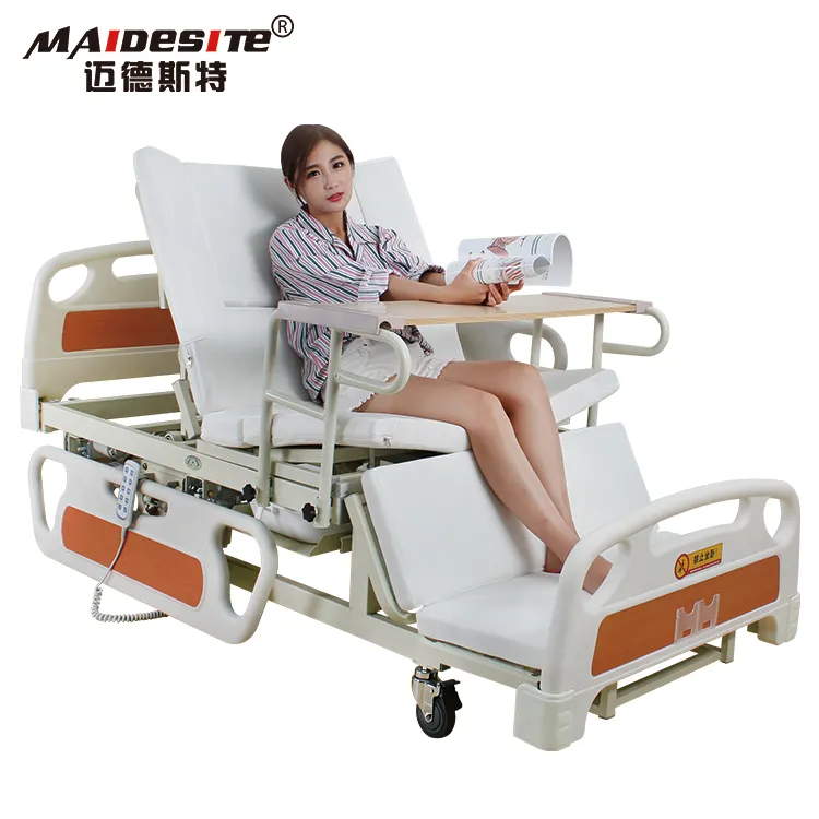 Fully electric automatic medical hospital bed nursing home use