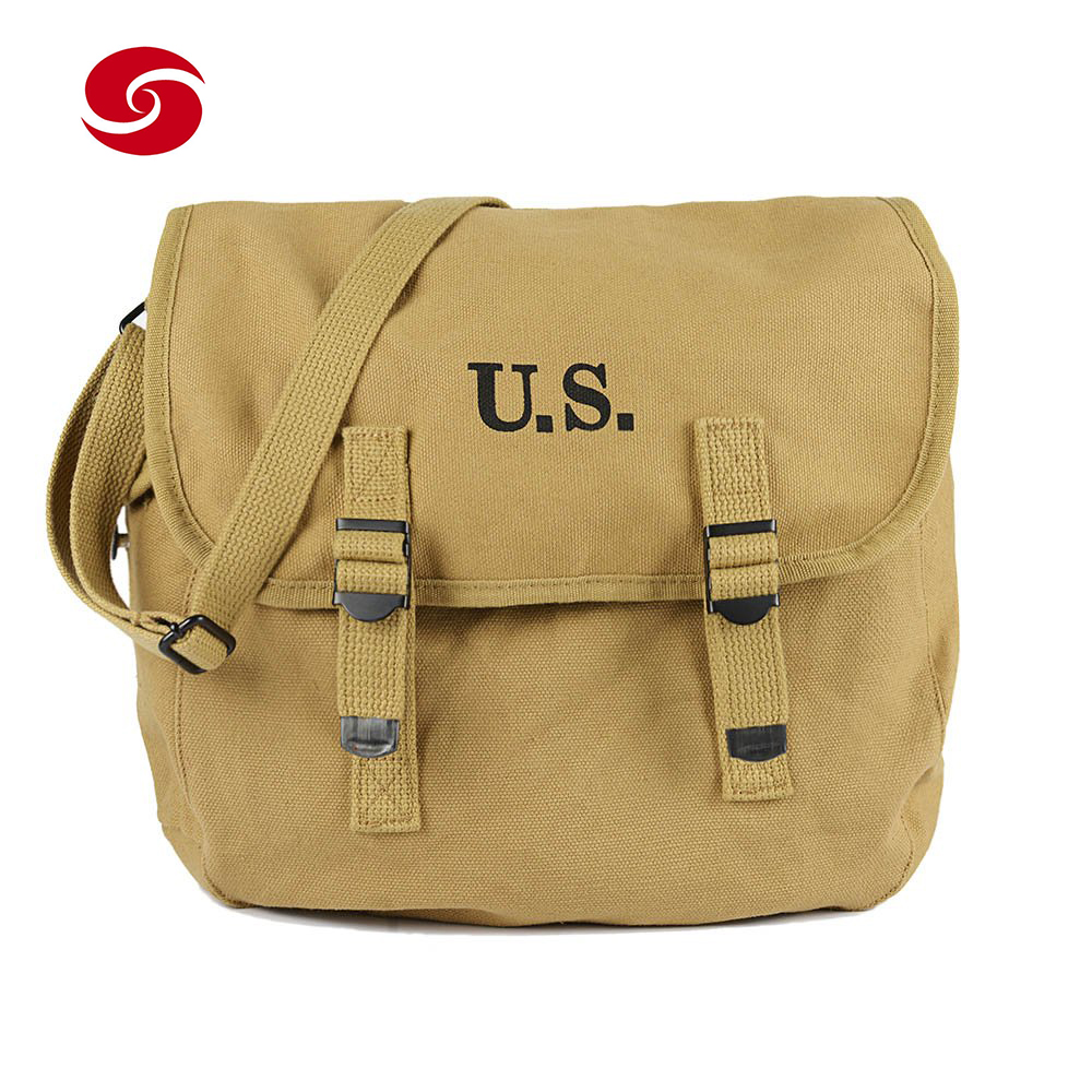 WWII US M1936 Musette сумка в армейском стиле, Холщовая Сумка на плечо
