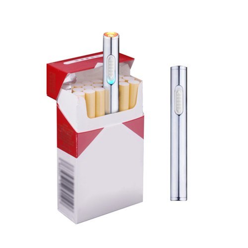 2 in 1 Cigarette Case with Lighter, Smoking Accessories Ultra Mini USB Rechargeable Lighter, Lighter Wholesale From China
