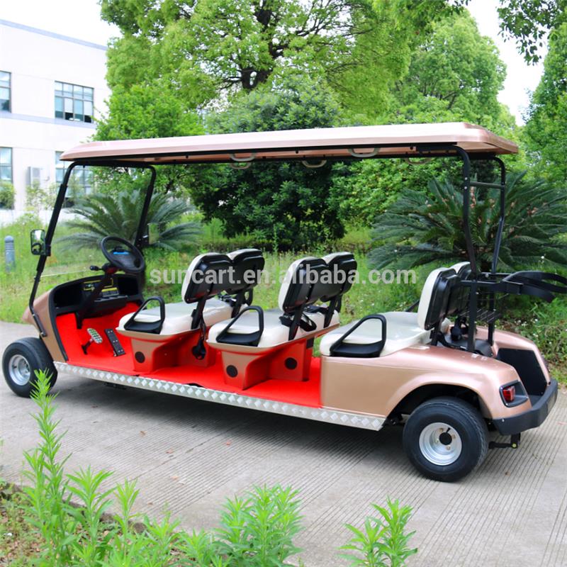Утвержденный CE 6 местный уличный легальный газ Powered Golf Cart
