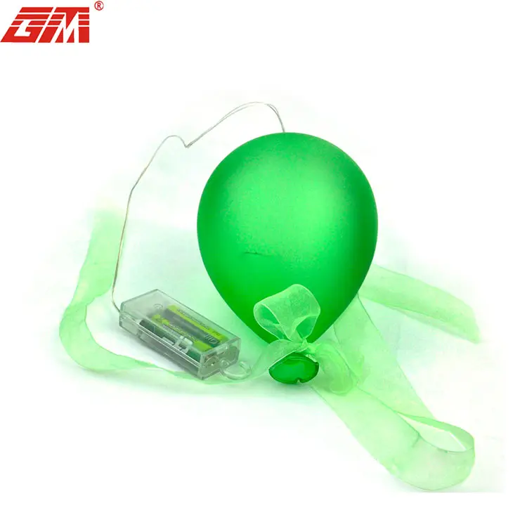 modern style Nordic matt green Glass hanging balloon with led light For festival Decoration