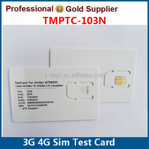 3G WCDMA UMTS Nano тестовая SIM-карта Для Anritsu MT8820 MT8820C