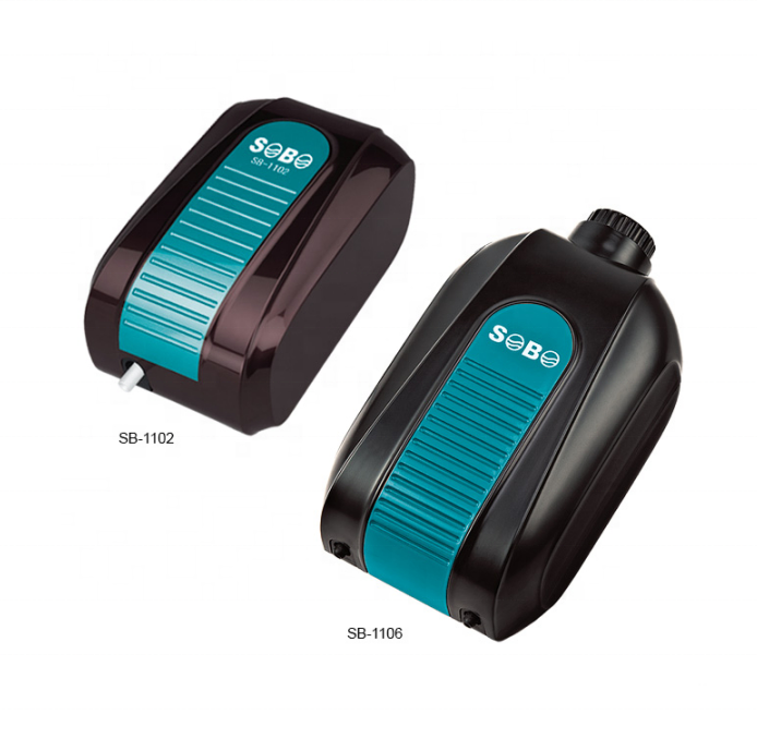SOBO SB-1102/1106 с 3 бесшумными корпусами, новый аквариумный воздушный насос, кислородный насос, воздушный насос переменного тока