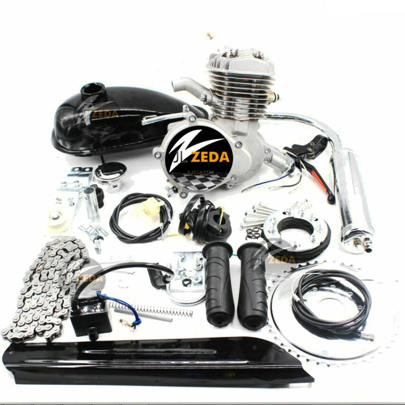 Бензинового двигателя мопеда 2 такта 48cc 49cc 50cc 60cc 66cc 70cc 80cc двигатель моторизованный велосипед