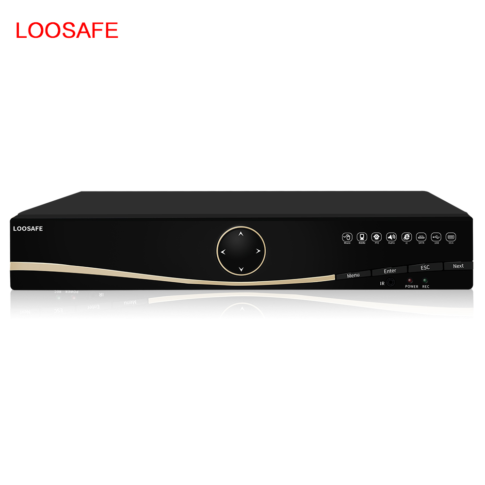 Loosafe 16-канальный видеорегистратор NVR 1080 P CCTV NVR POE IP камера ONVIF H.264 HDMI сетевой видеорегистратор