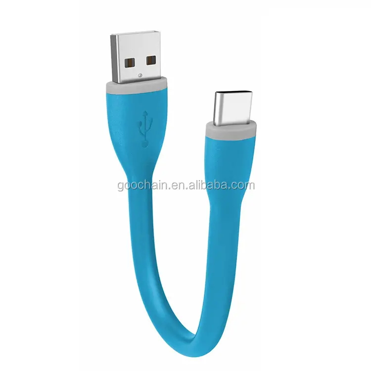 0.5ft Soft Silicone Portable USB Type C Cable For Samsung Galaxy Google HTC U11 Nexus And More