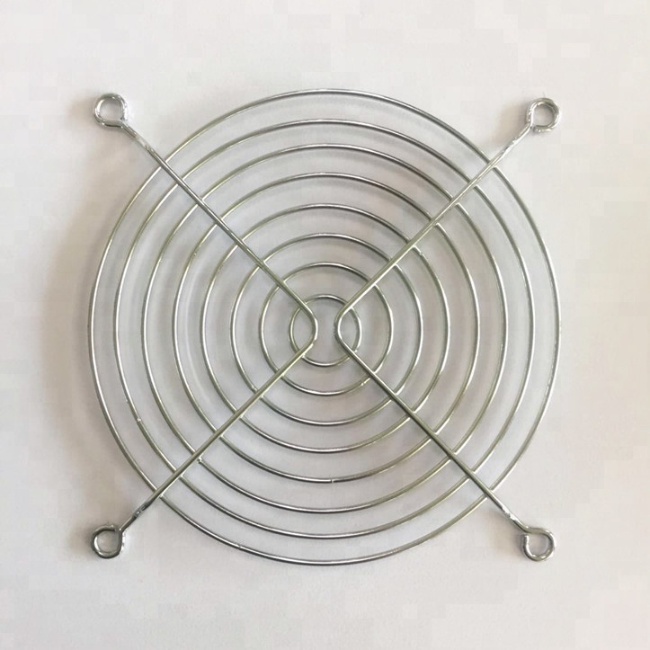 DC Fan Grill Protector Silver Metal Finger Guard Used for 120mm Fan