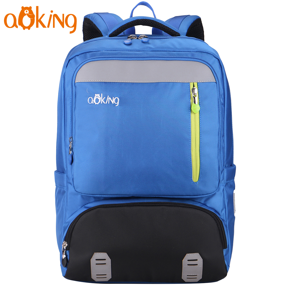 Aoking/брендовые Светоотражающие эргономичные Рюкзаки mochilas escolares для мальчиков начальной школы