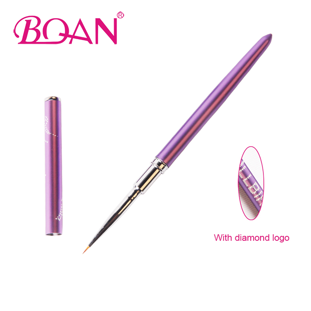 2017 BQAN New Arrival Factory Wholesale Crystal Colored Drawing Nail Liner Brush