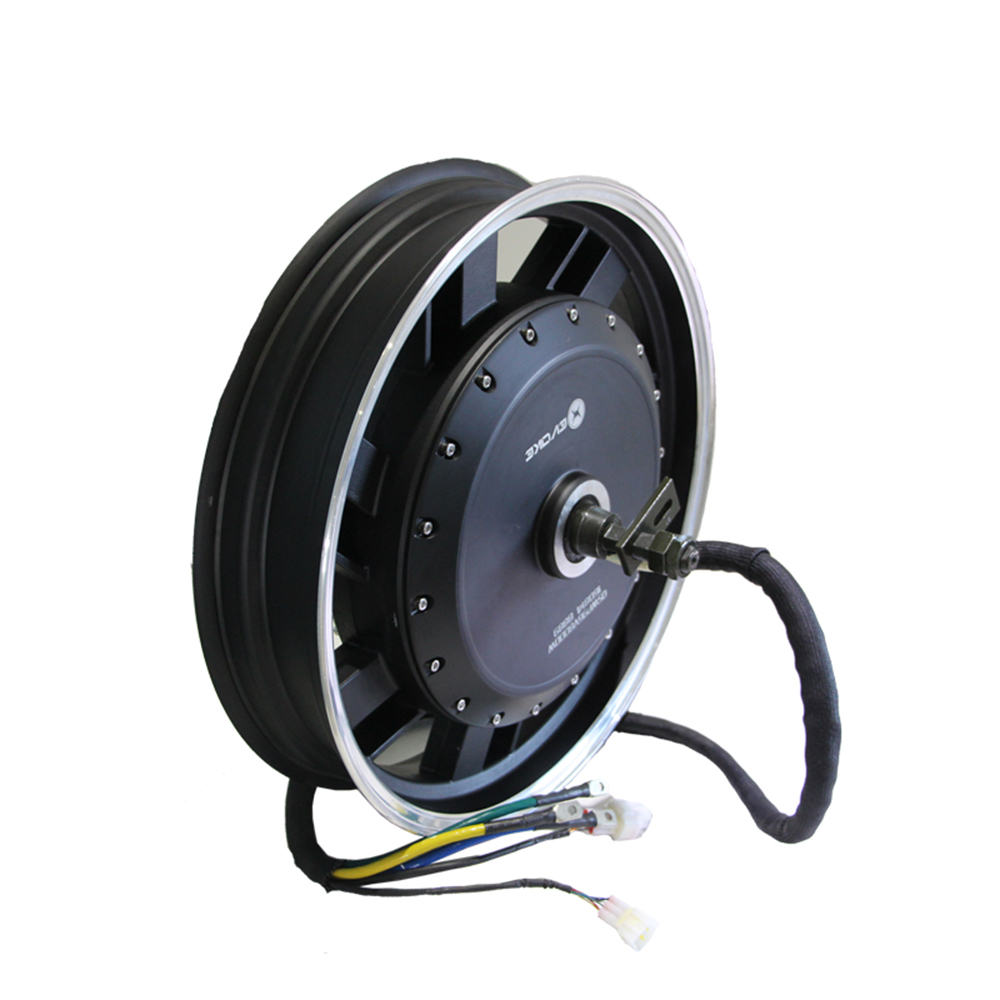 Высокая мощность 17 дюймов qs мотор 2000w 28 ч V2 электрический скутер Алюминиевая Передняя Ступица колеса мотор