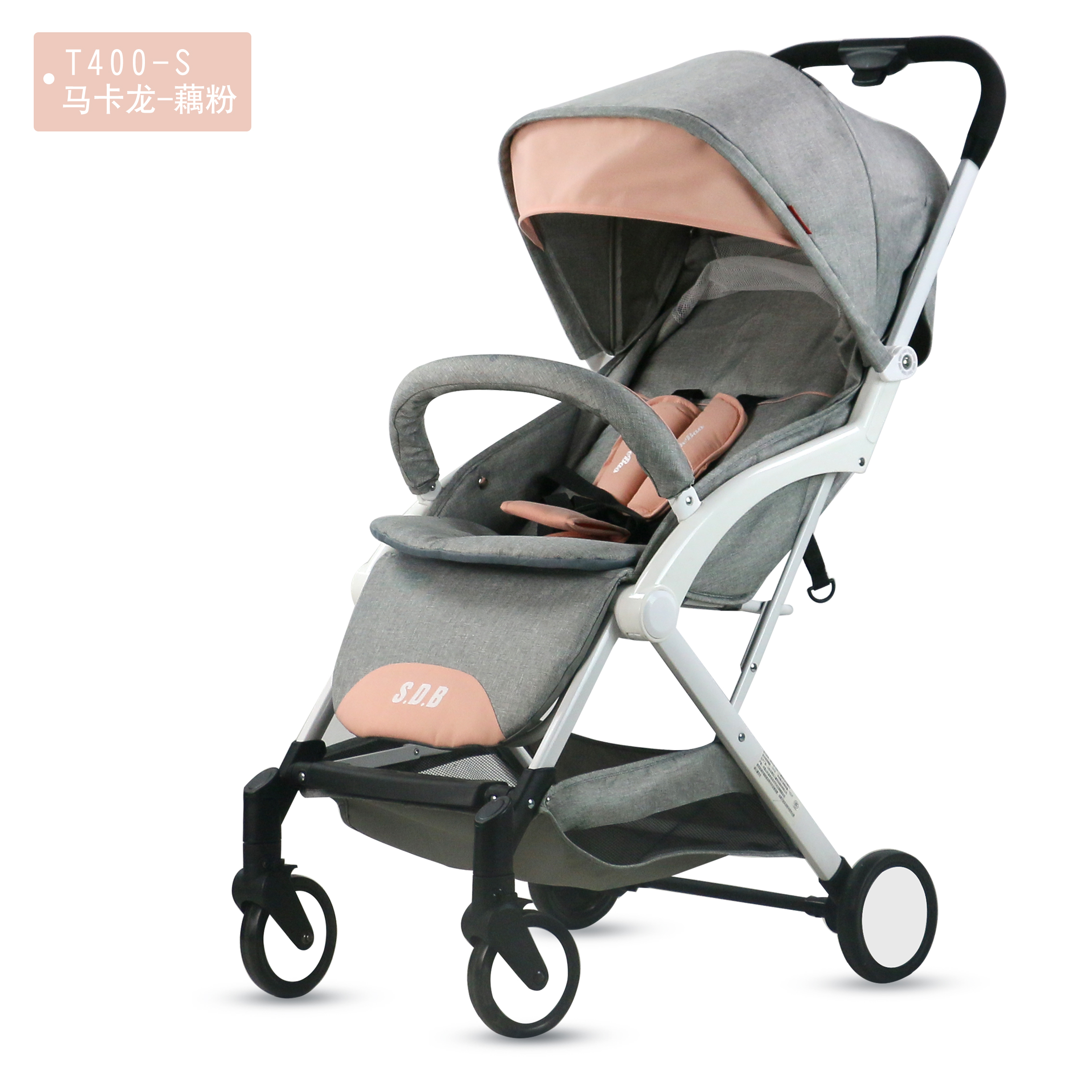 T400s розовый En1888 сертификат складная детская коляска Шаньдун детская коляска 3 в 1 Роскошные Детские коляски тележка с вытягиванием pod