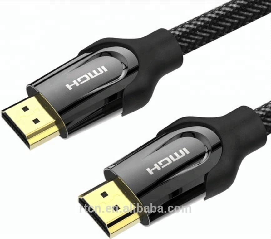 Реальные 8K HDMI кабель Поддержка 4K @ 120fps 8K @ 100/120fps до 10K высокоскоростная 48 Гбит/с 7680P, HDCP 2,2, 4:4:4 HDR v2.1