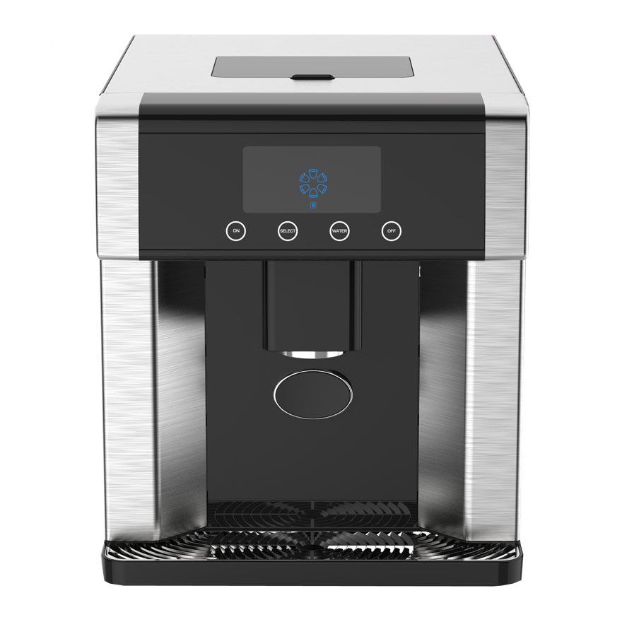 Antronic LCD display 3 sizes ice maker machine fashion design ice machine dispenser