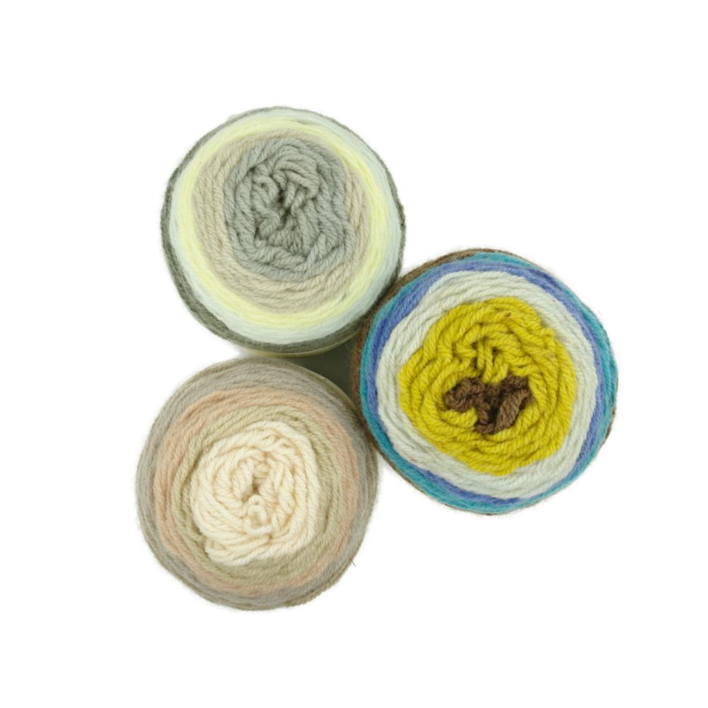 Charmkey fancy melange cakes ball 80% акриловая пряжа 20% шерстяная пряжа для рук трикотажная пряжа для носка бесплатно образцы