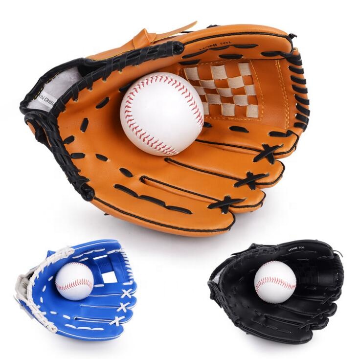 Japanese Kip Leather Baseball Glove PU PVC Leather Outfielder's Mittens 10.5" - 12.5"