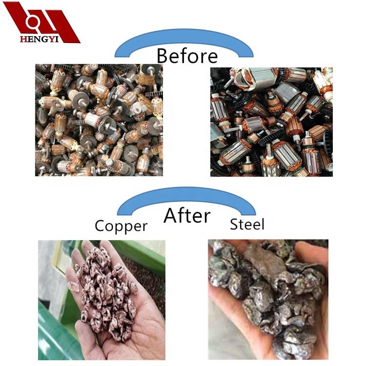 scrap electric motor recycling machine/scrap rotor recovery machine/rotor recycle machine china
