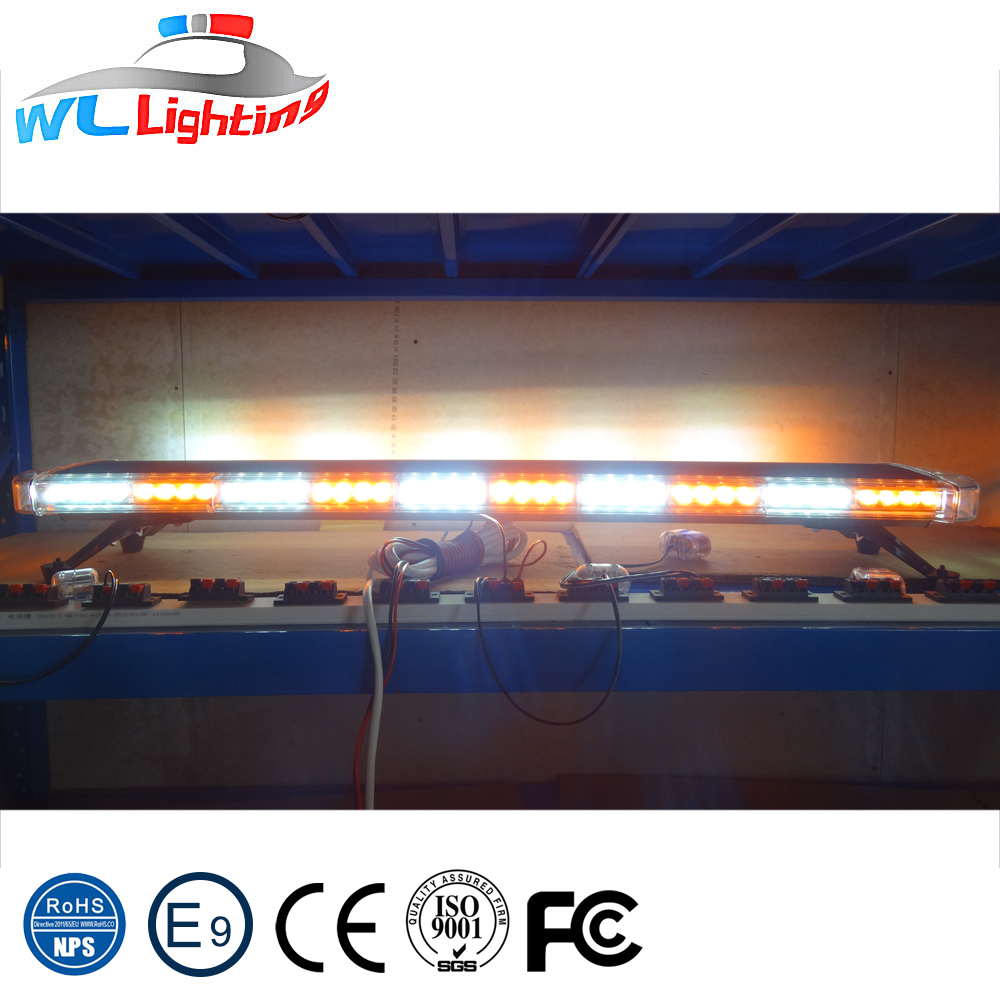 Gdwllighting 47 дюймов 88w 12v-24v янтарный свет бар авто б/у Янтарный аварийной ситуации strobe light бар для скорой помощи