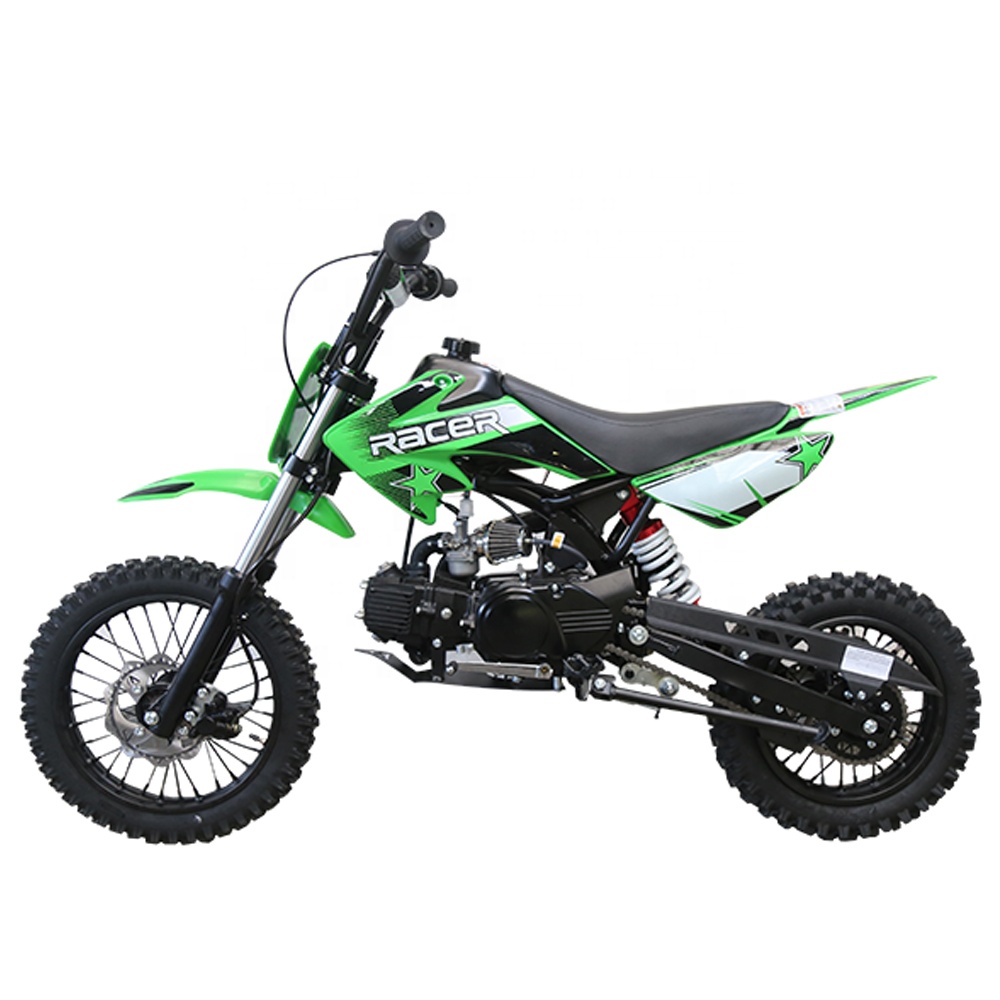 Детский мини-мотоцикл Tao Motor DB14, зеленый, 110 куб. См