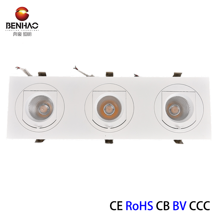 2019 новые тройные головки встроенные 3*18 Вт пятно Решетка Света Led перемещение головы решетка лампы 3 головки