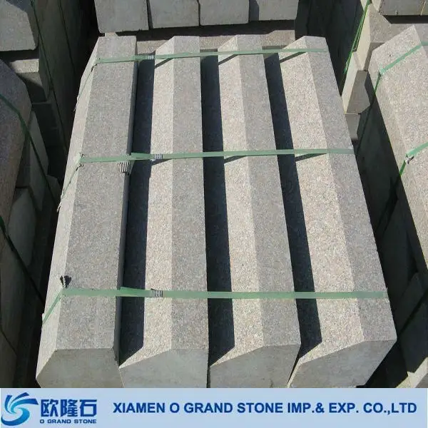 Chinese stone price edging grey granite kerbstone