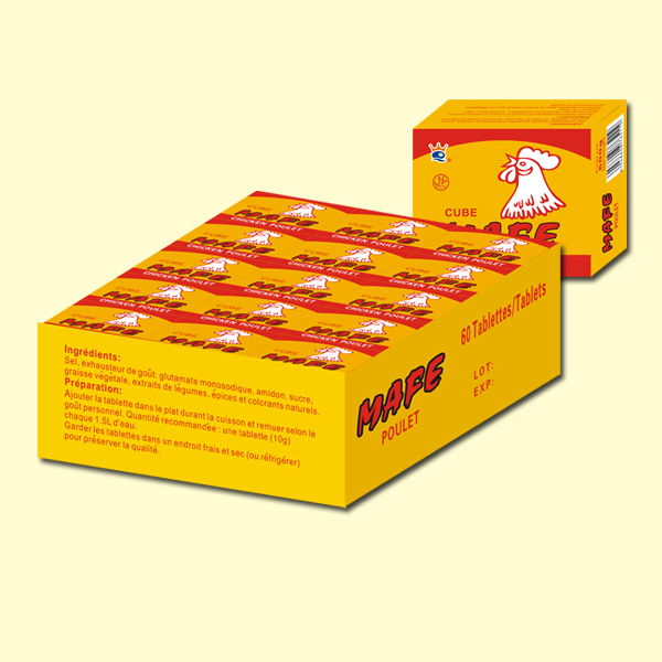 10g*48pcs*30boxes QWOK CHICKEN BOUILLON CUBES FOR FOOD