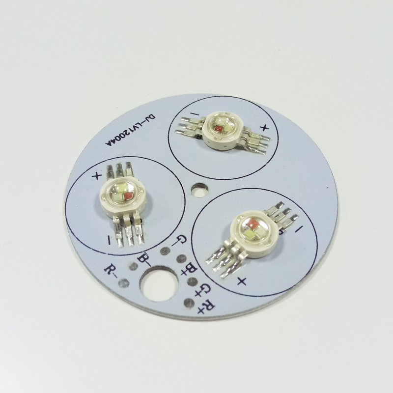 Заводская цена, светодиод высокой мощности 3*1 Вт RGB Pcba Smd, светодиод Pcb круглый