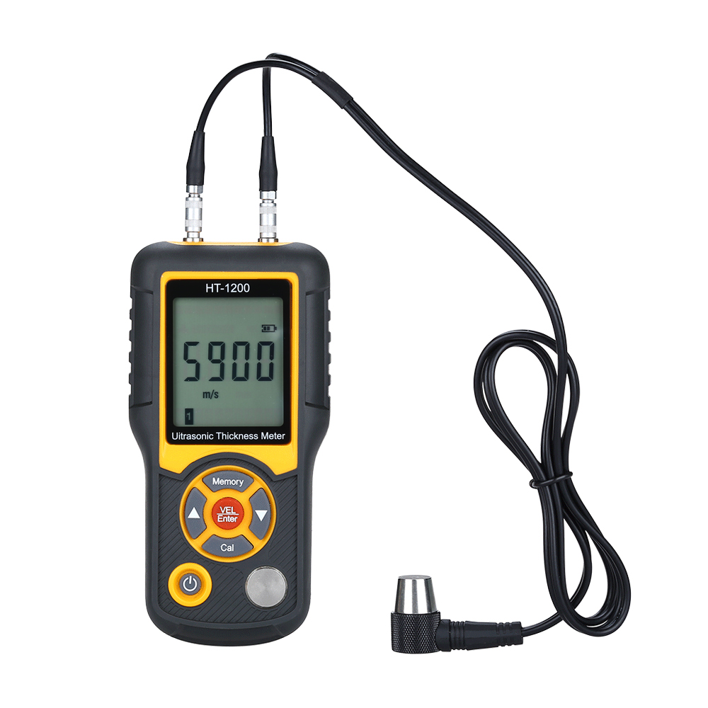 Digital LCD HT-1200 Ultrasonic Thickness Meter Tester Gauge Measuring Tools 1.2~225mm Range
