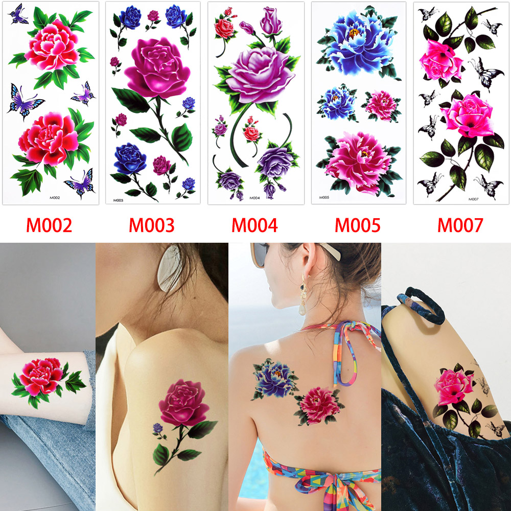 Наплечные наклейки RoseTemporary Tattoo